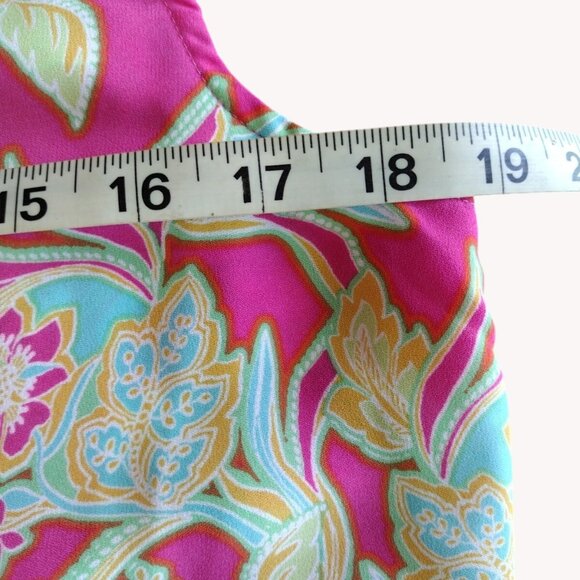 Rose Olive Top Small Sleeveless Floral Tassel - Picture 5 of 11